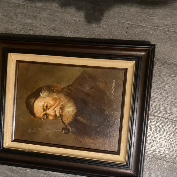 Old picture m marini painting - Picture 3 of 7